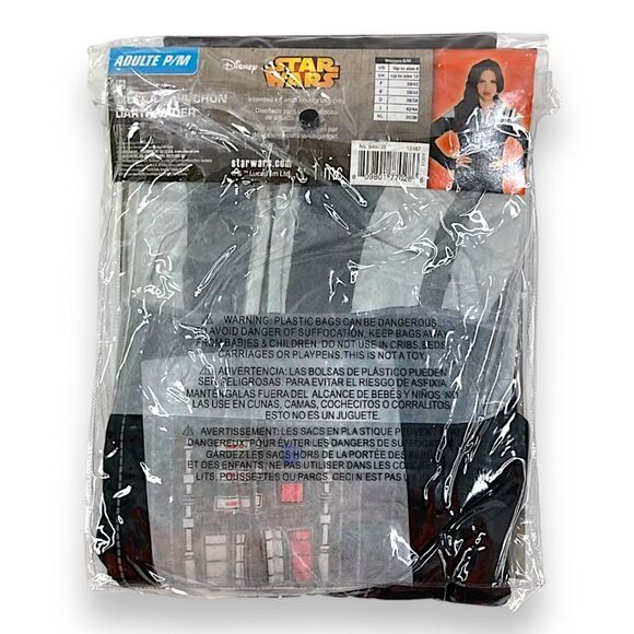 Disney Star Wars Darth Vader Fleece Costume Hoodie - WOMENS S/M (up to size 8) - Picture 3 of 13